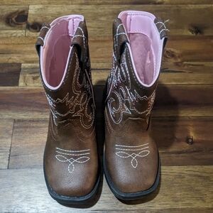 Wonder Nation Toddler Cowboy Boots Size 7